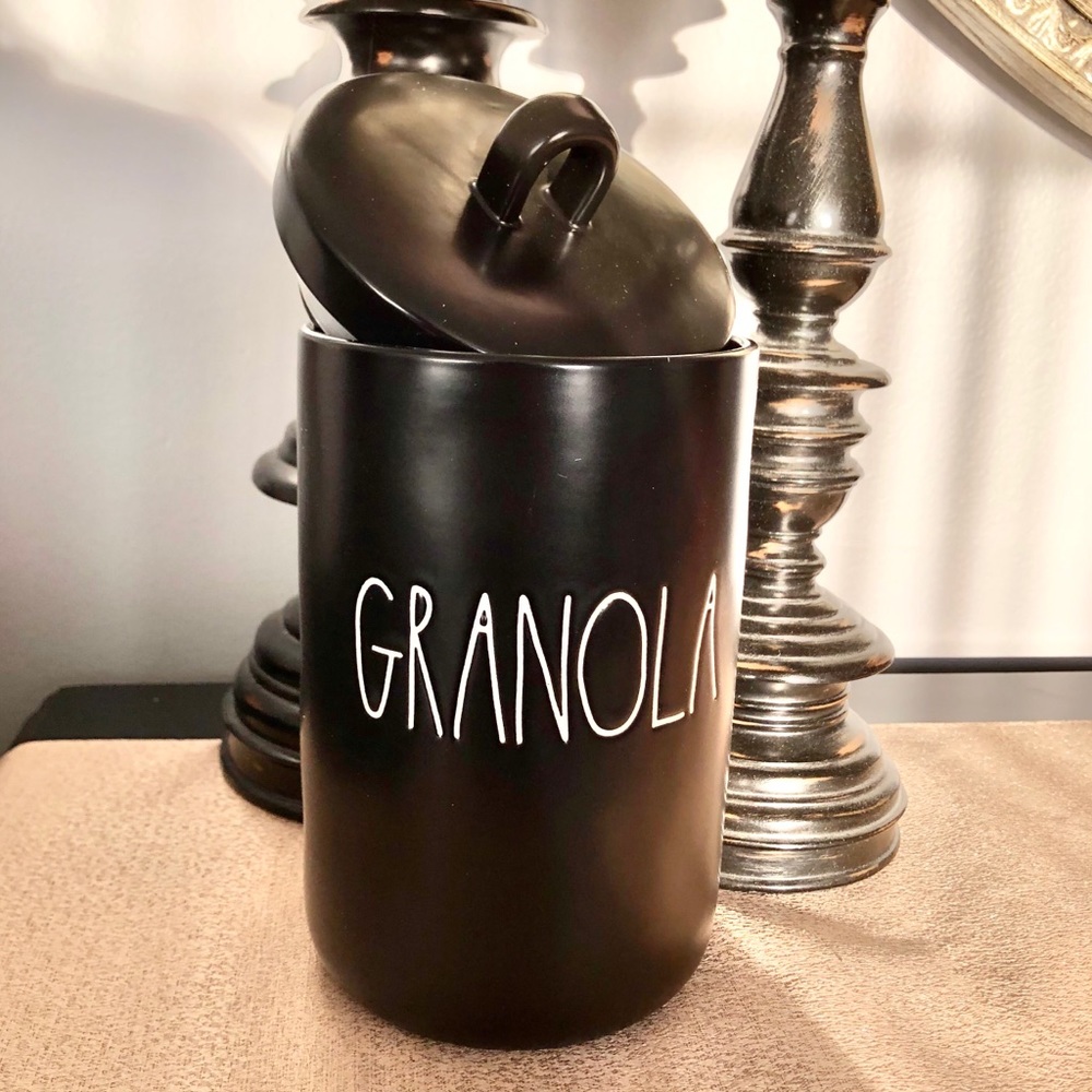 🆕Rae Dunn GRANOLA Loop Ceramic Canister